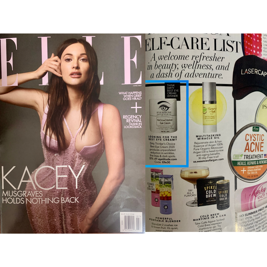 Elle Magazine Mentions Nocrowz Retinol As Best Eye Cream Eyetitude 