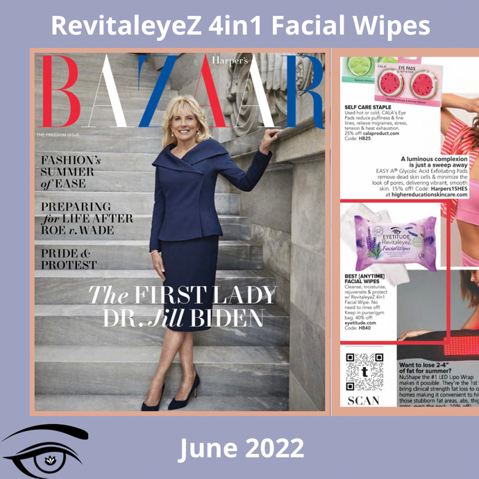 RevitaleyeZ 4in1 Facial Wipes Harper's Bazaar